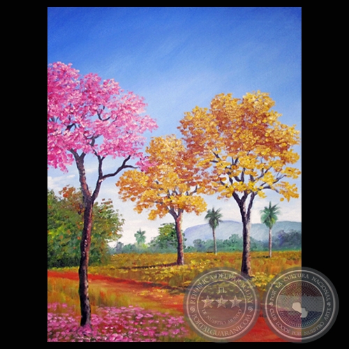 DÍA PRIMAVERAL (Óleo de CLAUDIA VERA VÁZQUEZ)